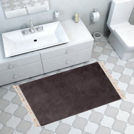 Mijölnir Alfombrilla de Baño Antracita 60 x 100 cm